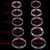 10/50/100Pcs 19-33mm Transparent Coin Cases Holder Coin Collecting Box Case Coins Storage Capsules Protection Boxes Container