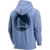 Air Jordan Golden State Warriors Courtside NBA Fleece Pullover Hoodie Asia Sizing 'Ashen Slate' Men's FV8253-493