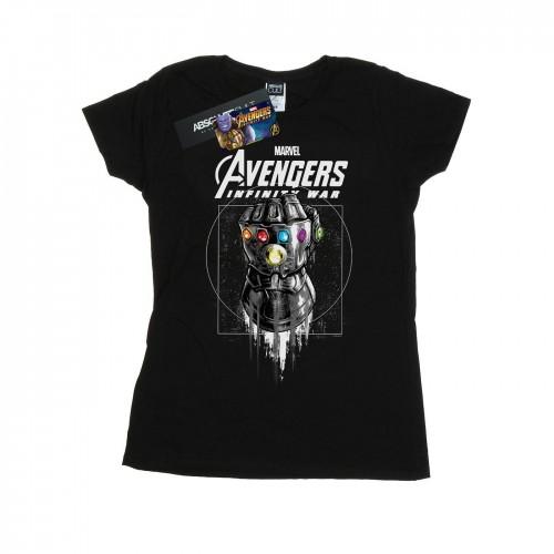 Marvel Womens/Ladies Avengers Infinity War Gauntlet Cotton T-Shirt