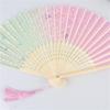 Vintage Folding Fan with Handle Multifunction Teenager Girl Props Gift