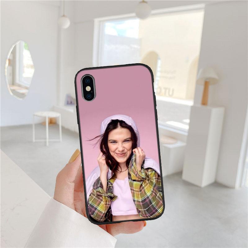 BF81 Millie Bobby Brown Soft Shell Phone Case for Redmi Note 13 14 Pro+ Plus A3 A3X 13X 13C 13R 14S 14C 14R