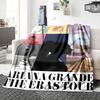 Ariana Grande'S Eras Tour Blanket Soft Throw Blanket For Home Bedroom Bed Sofa Travel Office Solid Christmas Blanket