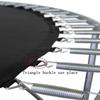 Trampoline Repair Patch Kit Trampoline Mat Repair Supplies Triangle Ring Buckle Sturdy And Complete Trampoline Mat Triangle