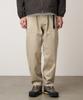 Geulamichi Loose Tapered Ridge Pants Oat