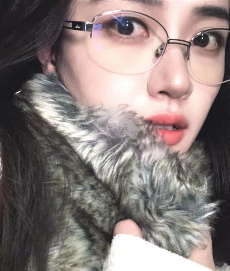 Lu Yuxiao Women's Retro Semi-Rimmed Glasses, Anti-UV & Blue Light, Gold Wire, Photochromic, Celebrity Style