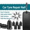 Car Tyre Repair Nails Kit, Easy Operation, High-Quality Rubber, Hard & Wear-Resistant, Emergency Tire Puncture Fix Tools