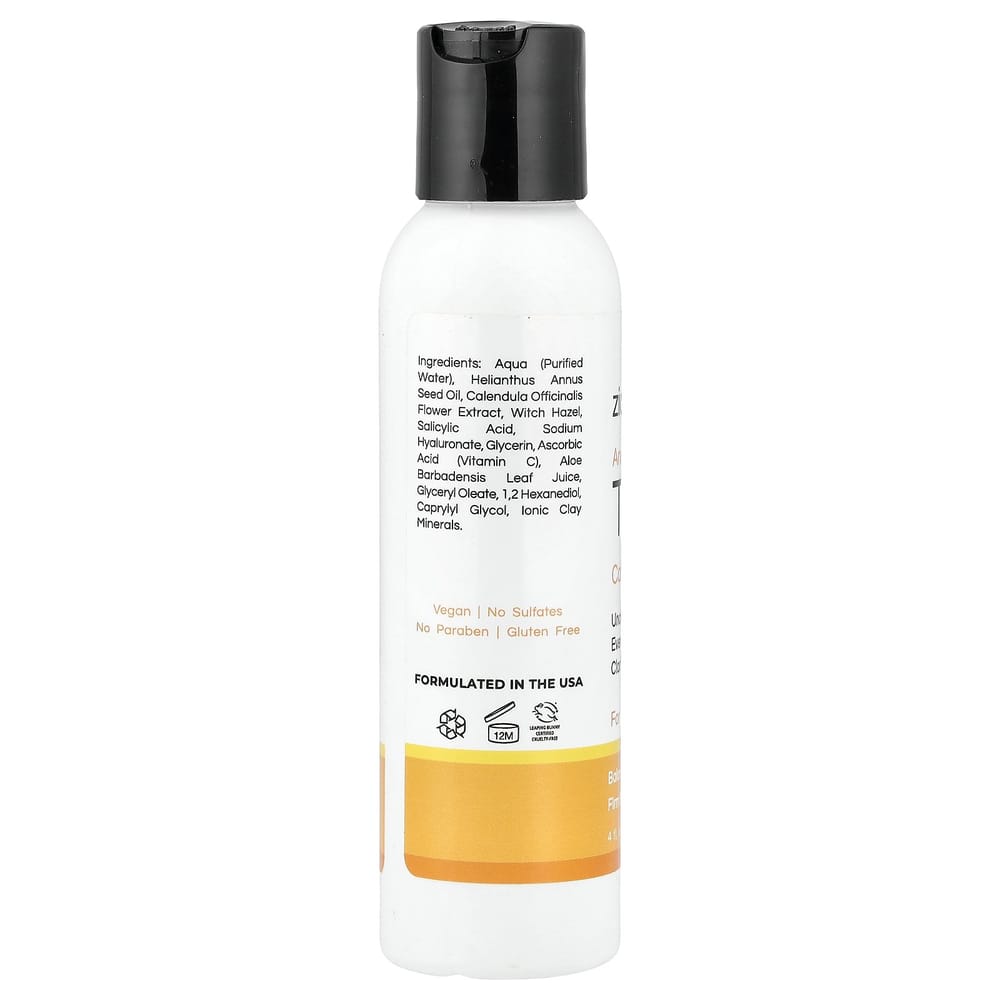 Zion Health Ancient Mineral Toner Calendula 120ml (4 fl oz)