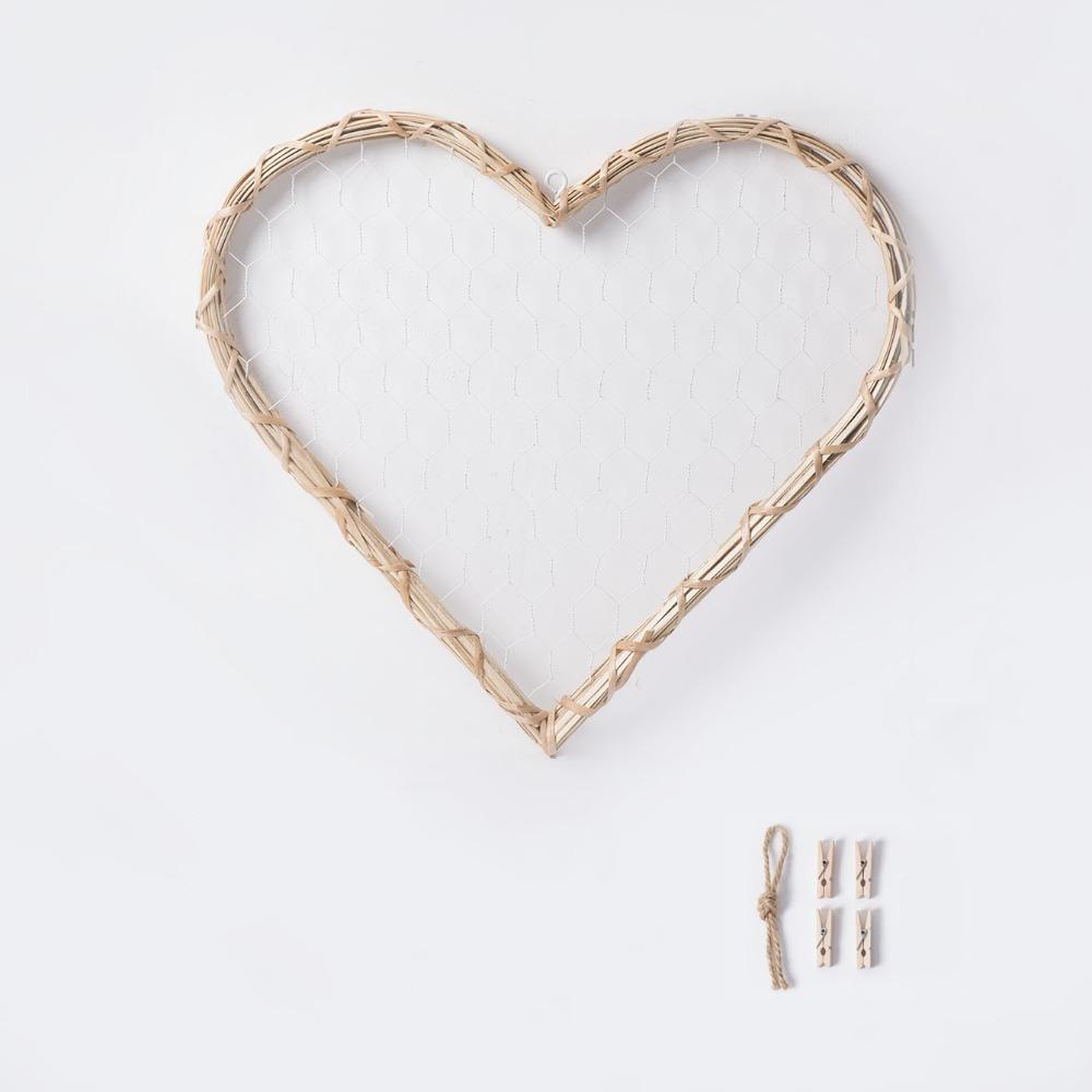 

Rustic Wall Decoration Frame Hanging Handcrafted Picture Frame Photocard Holder Home Decor S белый