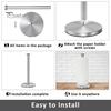 Countertop Paper Towel Holder with Weighted Anti-Slip Base Rust-Proof Corrosion Resistant Stainless Steel Paper Towel Holder