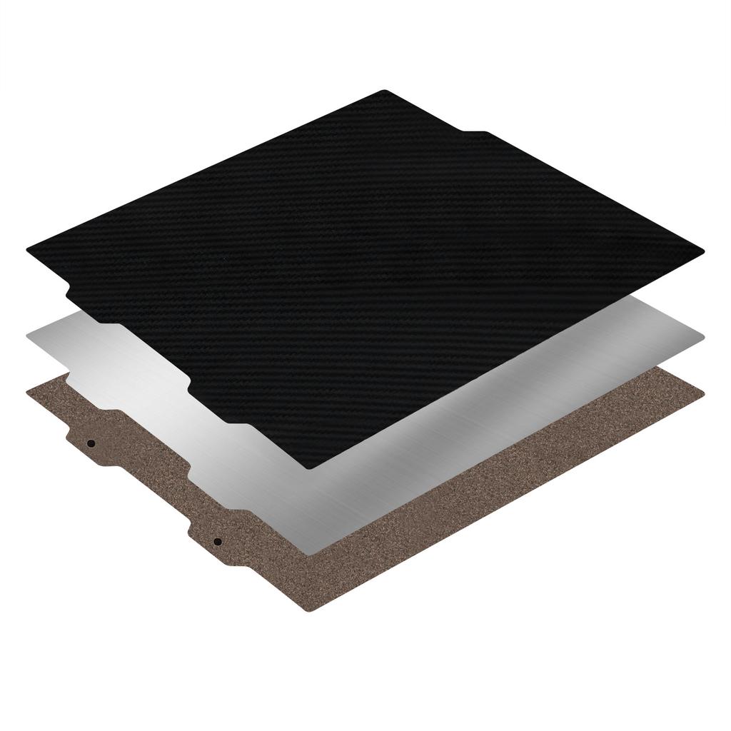 184x184mm Double Sided PEI PET Coated Elastic Steel Plate Household Model Forming Equipment Heating Base Replacement Board