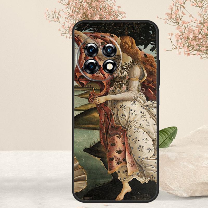 Art Paintings The Birth Of Venus Case For OnePlus 15 R 13T 13 13R 12 12R 11 10R 10T 10 Pro Nord 5 CE 4 2 3 Lite N20 N30 Cover