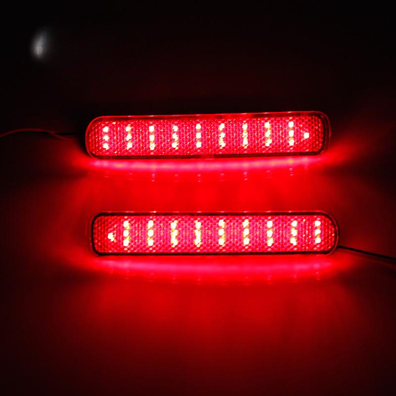 13 Car Accessories rear lamp for Toyota Highlander 2009-2011 Brake Lights bumper lamp Turn Signal warning light led auto