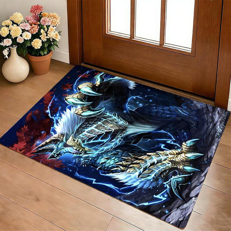 Dragon Beast Living Room Nonslip Area Rug Soft Carpet For Bedroom Game Playroom Sofa Office Home Decor Doormat Christmas Gift C9302142