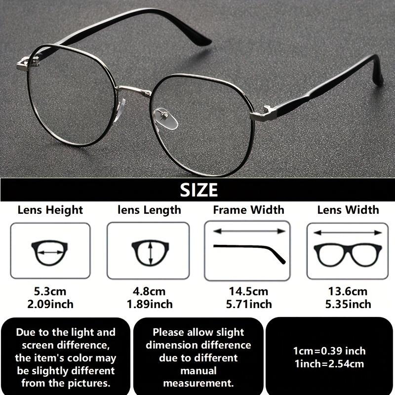 1PC Geometric Vintage Simple Glasses for daily Decoration Suitable for men and women