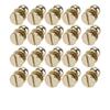 20set Brass Rivets Abrasion Resistance Imitation Gold Luggage Hardware Accessories for Craft