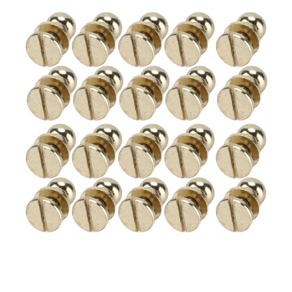 20set Brass Rivets Abrasion Resistance Imitation Gold Luggage Hardware Accessories for Craft