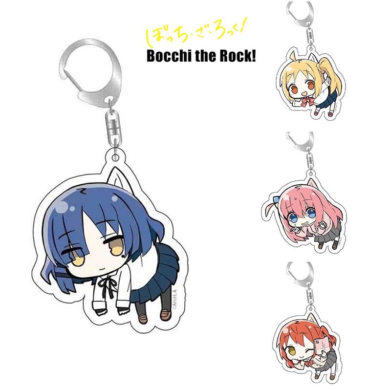 The Rock Bocchi Acrylic Keychain Double Sided Printed Keyring Bag Pendant Gifts