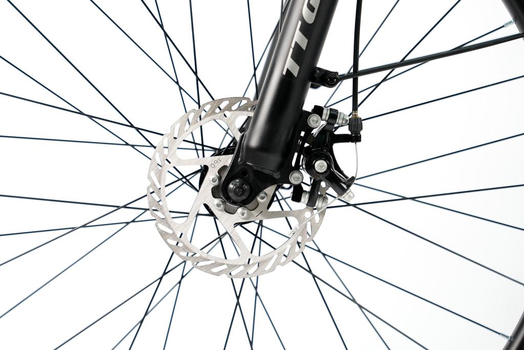 TTGO C3 SE Electric Bike, 250W Motor, 36V 18Ah, 28 Inch Tires, Mechanical Disc Brakes, Max Speed 25km/h, Max Range 80‑120 km,Adult City Commuting Bike