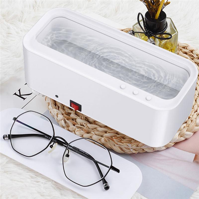 

Ультразвуковой очиститель очков портативный 45000 Гц высокочастотный вибрационный домашний очиститель ювелирных изделий