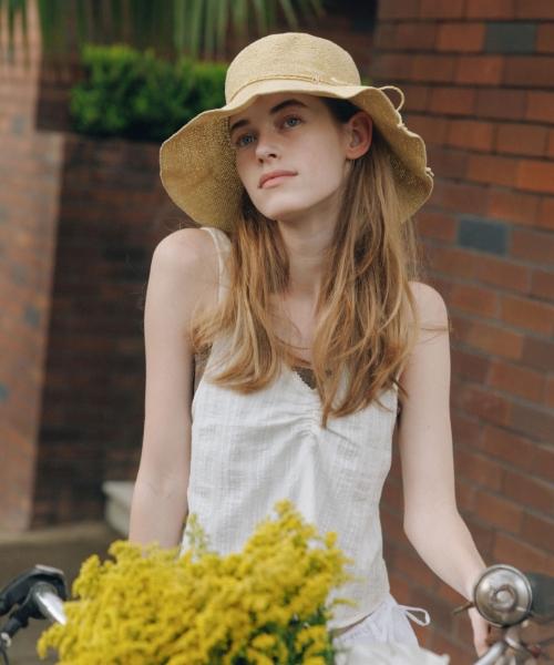 DEPOUND Nature Ribbon Bucket Hat [Natural]