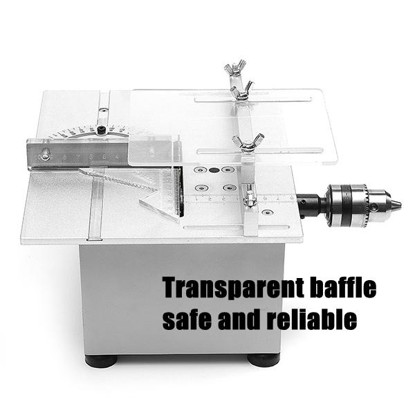 Miniature Precision Small Table Saw DC 12-24V Woodworking Saws Cutting Machine
