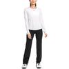 Nike T Shirts Women's White Crew Neck Moderate Straight Fit DD0642-100