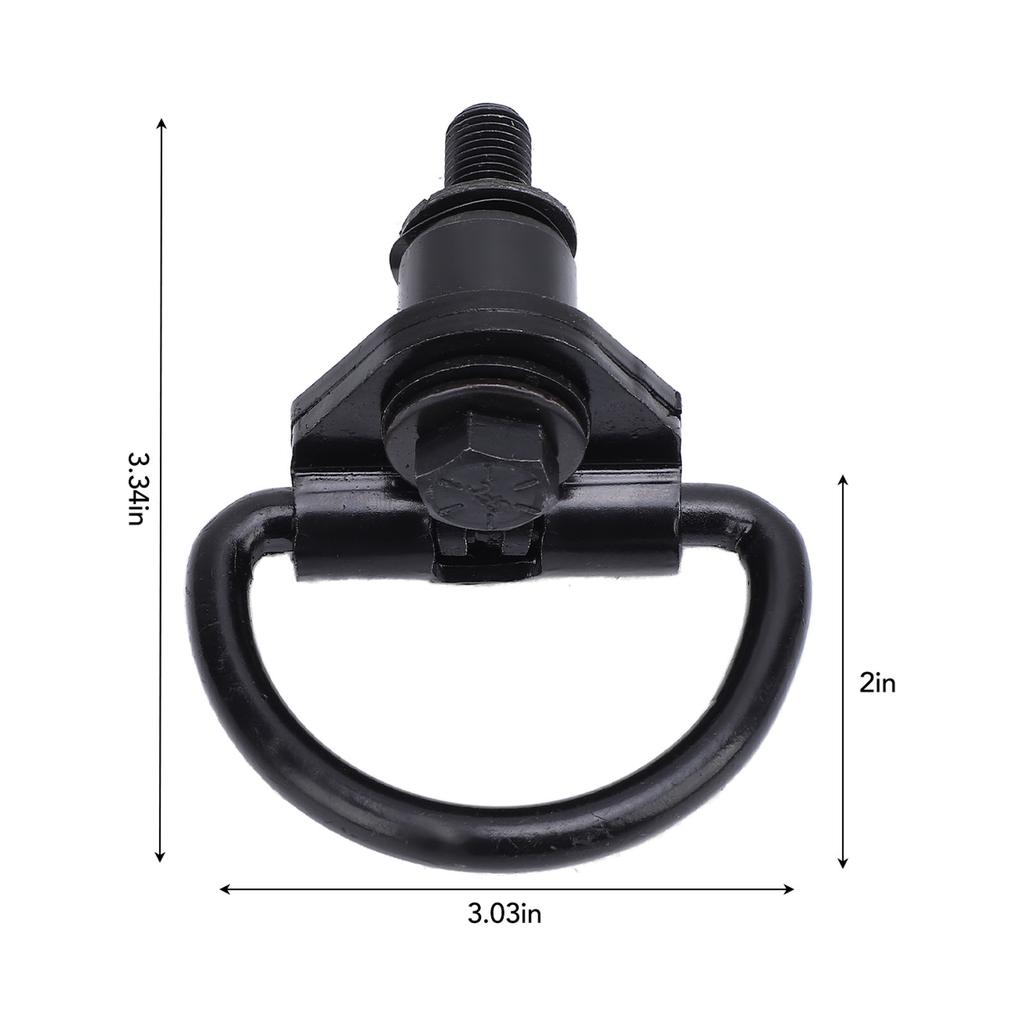 6Pcs Car Cargo D Hooks Steel Black Rustproof Coating BK21V550A74AD for Ford Transit 150 250 350 2015 To 2024 Cargo Van