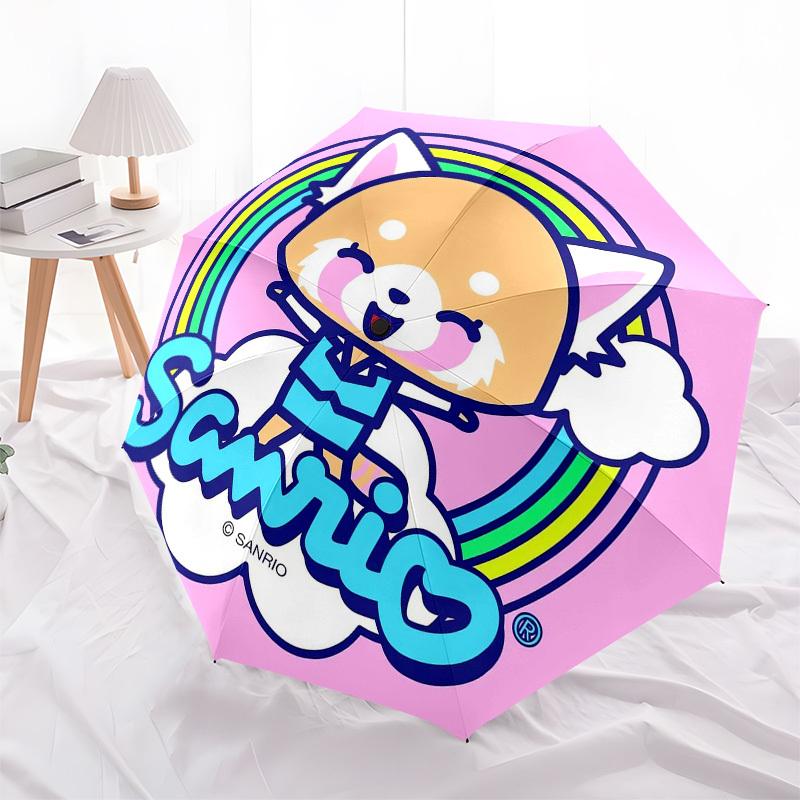 1pc Rainbow Friends Collection Umbrella with Plastic Handle, Suitable for All Seasons Outdoor YUSAN405