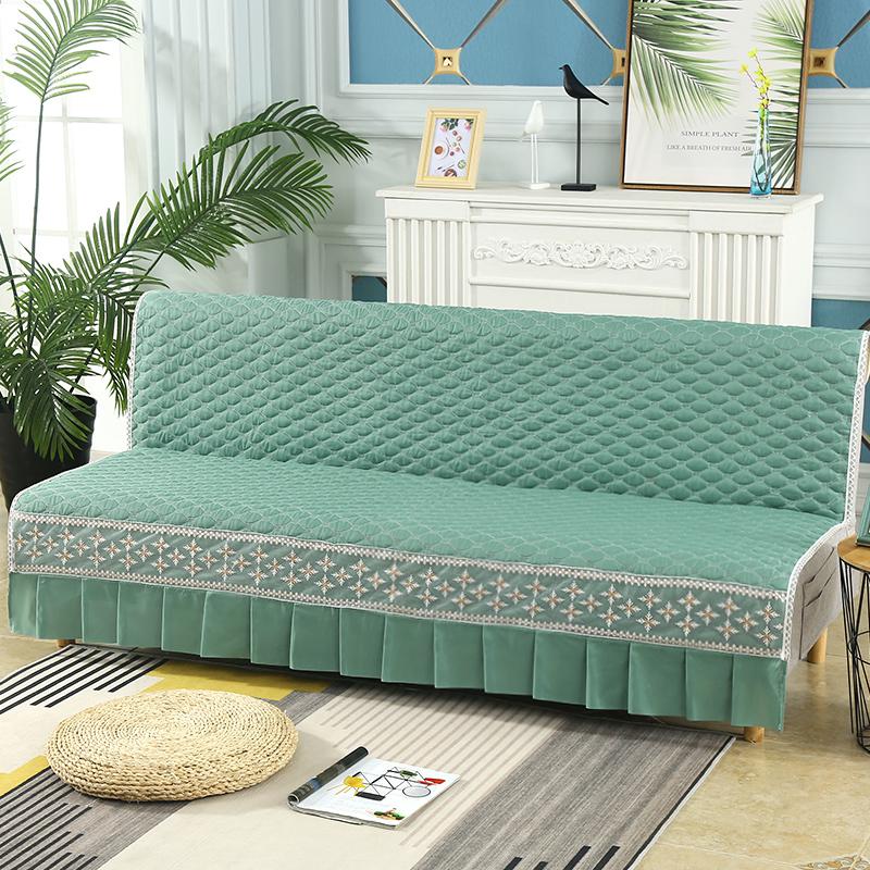 Universal Stretch  Sofa Bed Cover Couch Covers Armless Sofa Cover Washable  Elastic Folding Furniture Sofa Bed Covers