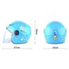 Kids Bike Helmet Ergonomic Children Warm Windproof Motorbike Helmet for Winter