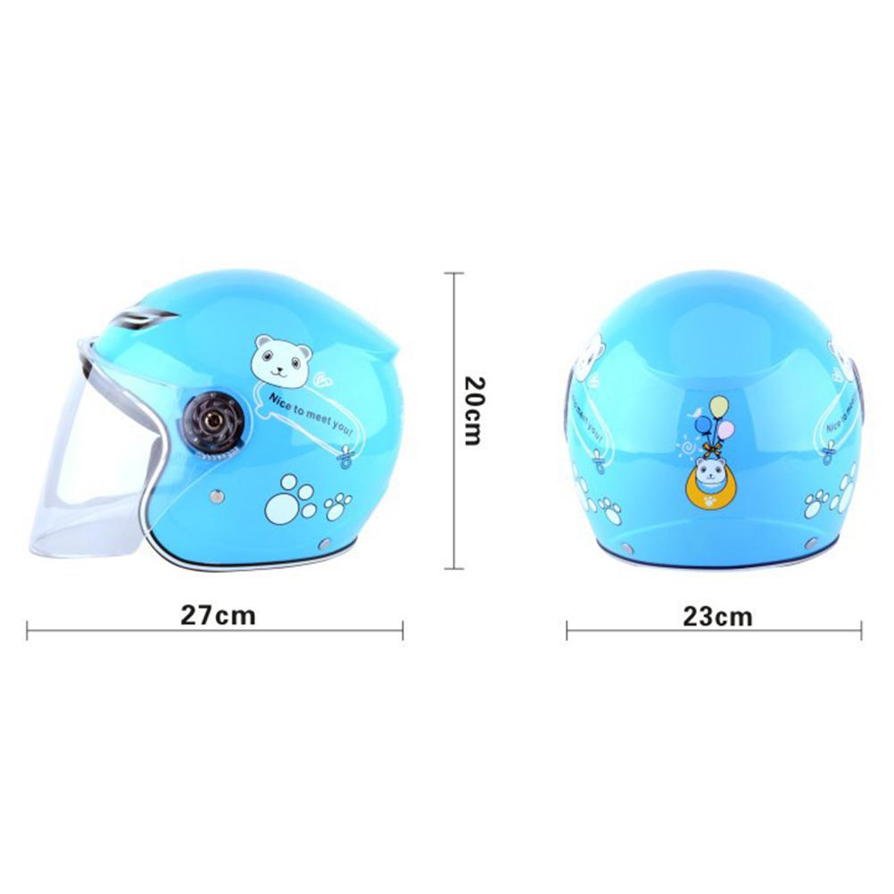Kids Bike Helmet Ergonomic Children Warm Windproof Motorbike Helmet for Winter