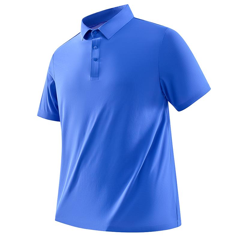 Ice Silk Quick-drying Casual Sports Short-sleeved POLO Shirt Lapel