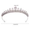 Crystal Crowns Tiaras Wedding Bridal Hair Jewelry Accessories Girl Woman Princess