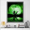 Disney Diamond Painting Tinker Bell Moonlit Silhouette Art Illustration Mosaic Art DIY Cross Stitch Embroidery Set Full Diamond Home Decor Gift