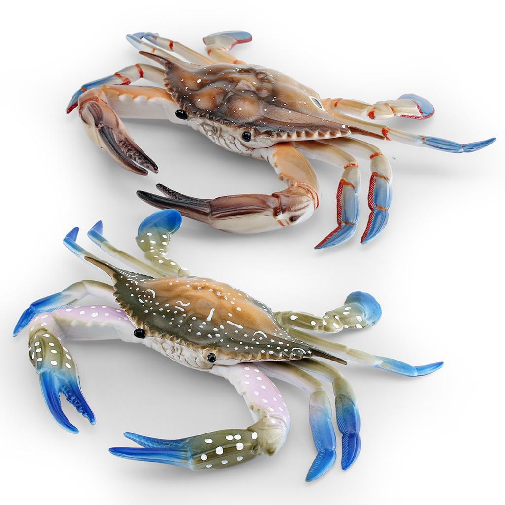 Large Pvc Marine Animal Model Crab Aquarium Ornament For Marine Life Decor