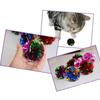6PcsMylar Crinkle Folie Bälle Katze Kätzchen Sound Spielen Spielzeug Knistern Papier Rascheln