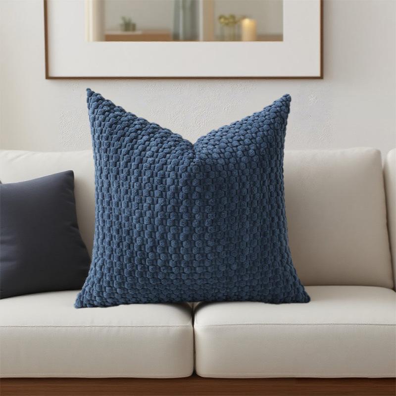 Neues dreidimensionales Kordkissen mit Blasenstruktur Kissen Kissenbezug Wohnzimmer Sofa Rückenlehnenkissenbezug