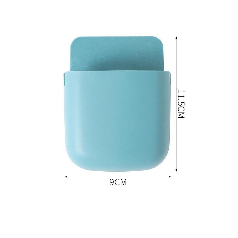 3033 Cutie de depozitare montată pe perete, organizator de depozitare pentru telecomandă, pentru aer condiționat, TV, suport pentru telefon mobil, suport pentru priză, suport pentru rack