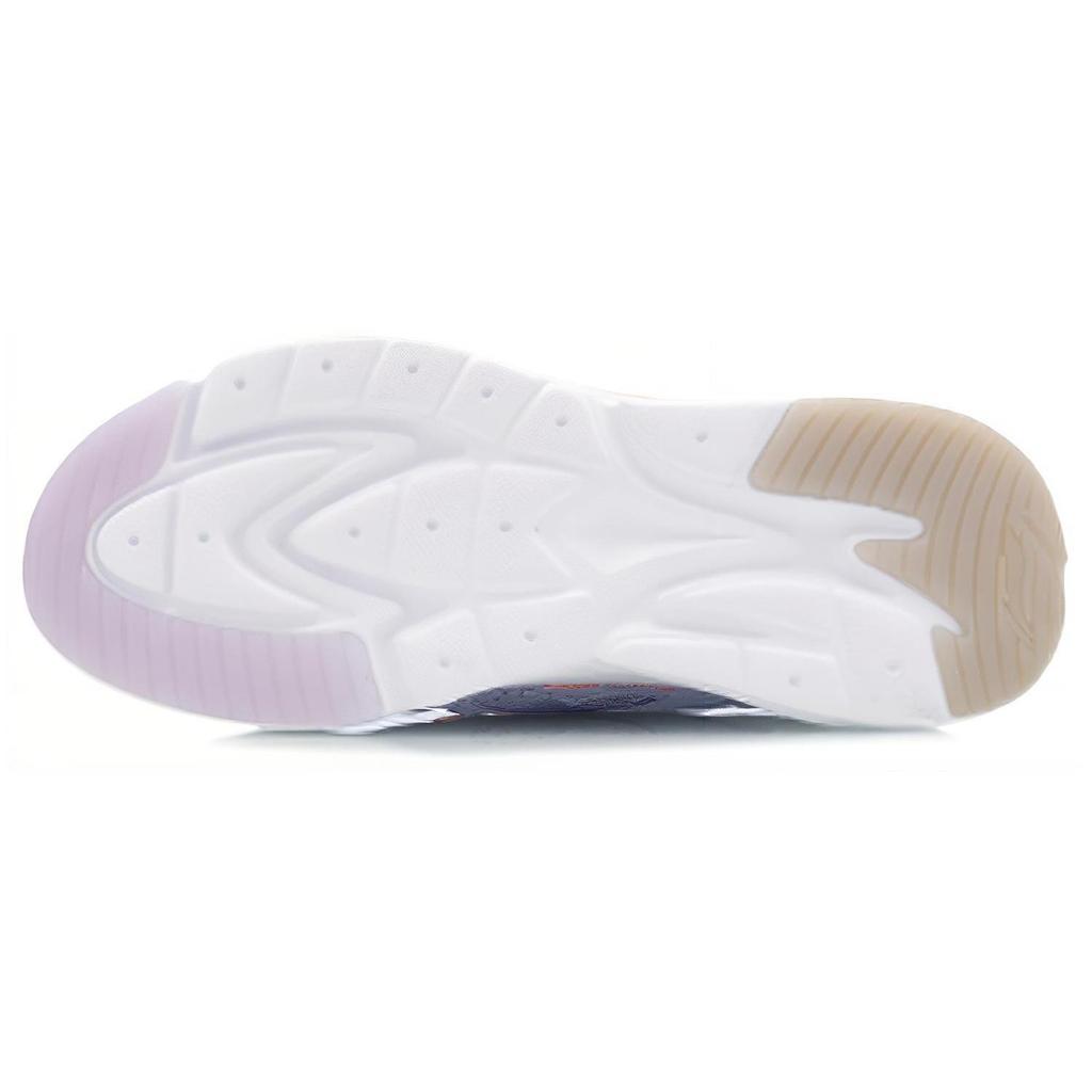 Li Ning Spark Fabric Trendy Slip Resistant Abrasion Resistant Low top Sports Casual Shoes Women's Peach Pink Orange AGLQ066-4