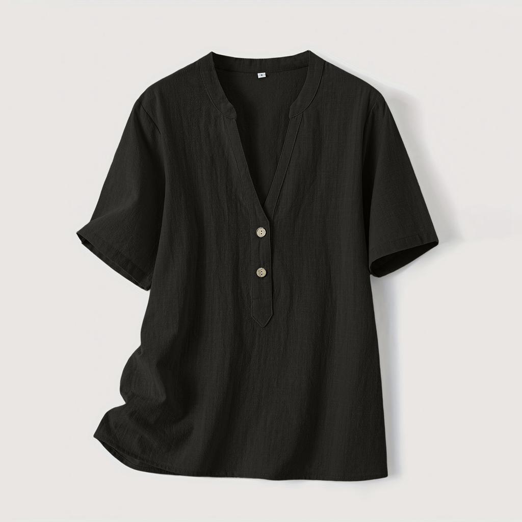 Women's Fashionable Short Sleeve Elegant Casual Top