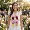 Artificial Flower Etiquette Ribbon Realistic Welcome Sash Wedding Photo Props  Wedding Ceremony
