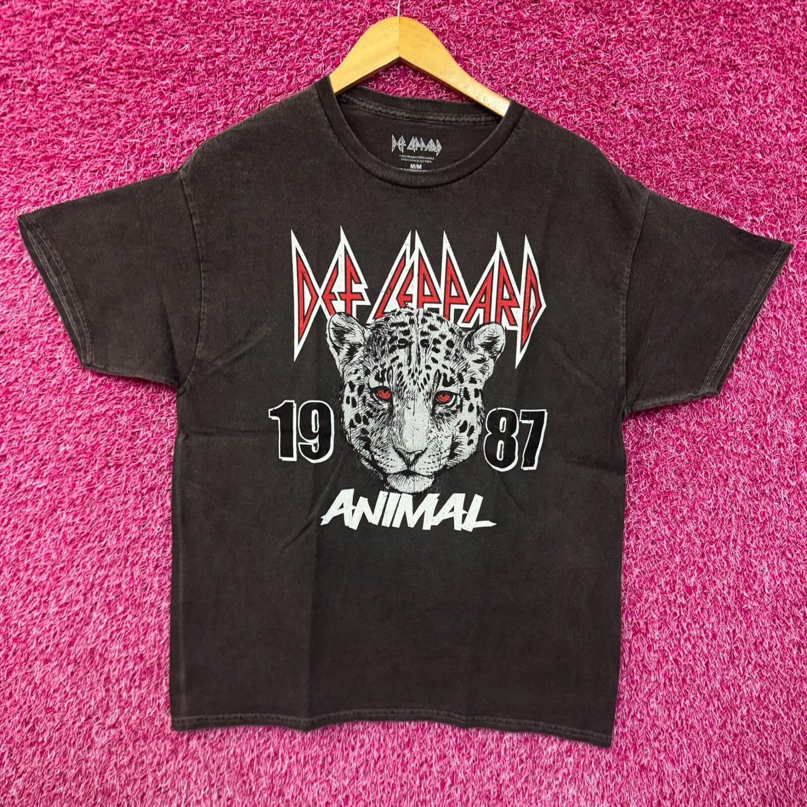 Def Leppard 1987 Animal Hysteria Heavy Metal Rock Band Tee M XXXXL