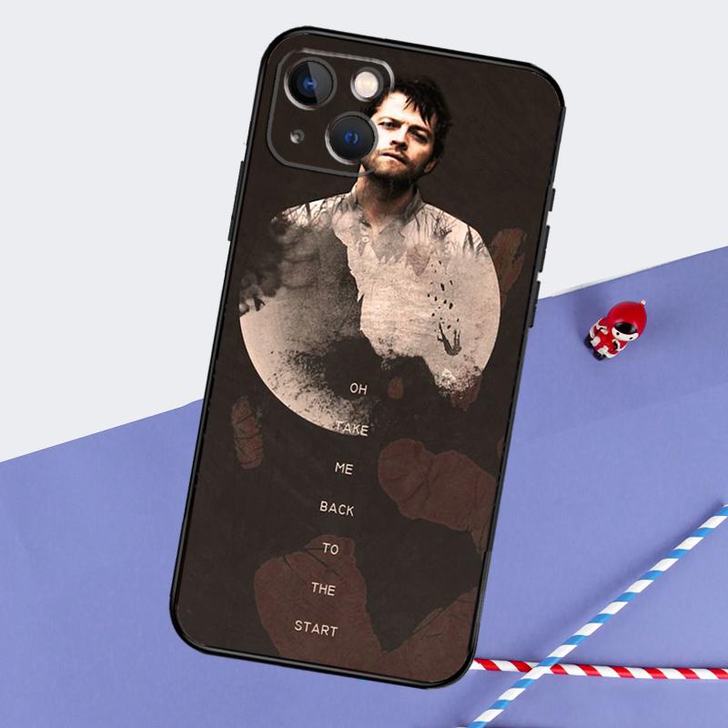 

Supernatural Aesthetic Castiel Phone Case For iPhone 16 Pro Max 11 13 14 15 Pro Max 12 Mini XR 16 15 Plus 16e Back Cover iPhone XR