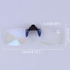 Ultra-Light Clip Presbyopic Glasses Rimless Flip Up Down Reading Glasses With Clip Optical Lenses Magnifying Glasses For Reading