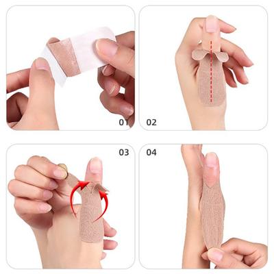 10 Piezas Protector de Pulgar Férula Transpirable Protector de Dedos Cubierta de Muñeca Parche para Artritis