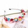 Hair Accessories Wreath Bride Headband Flower Garland Floral Party Wedding Festival Decor Headband