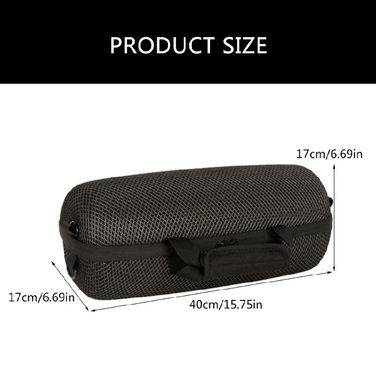 Protective Case for Speakers, Suitable for 4/3, with Shoulder Straps and Separate Accessory Storage
