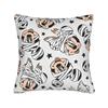 Federa per Cuscino Quadrata Cartone Animato Mickey Minnie Cuscino Decorativo in Poliestere, Federa per Cuscino alla Moda