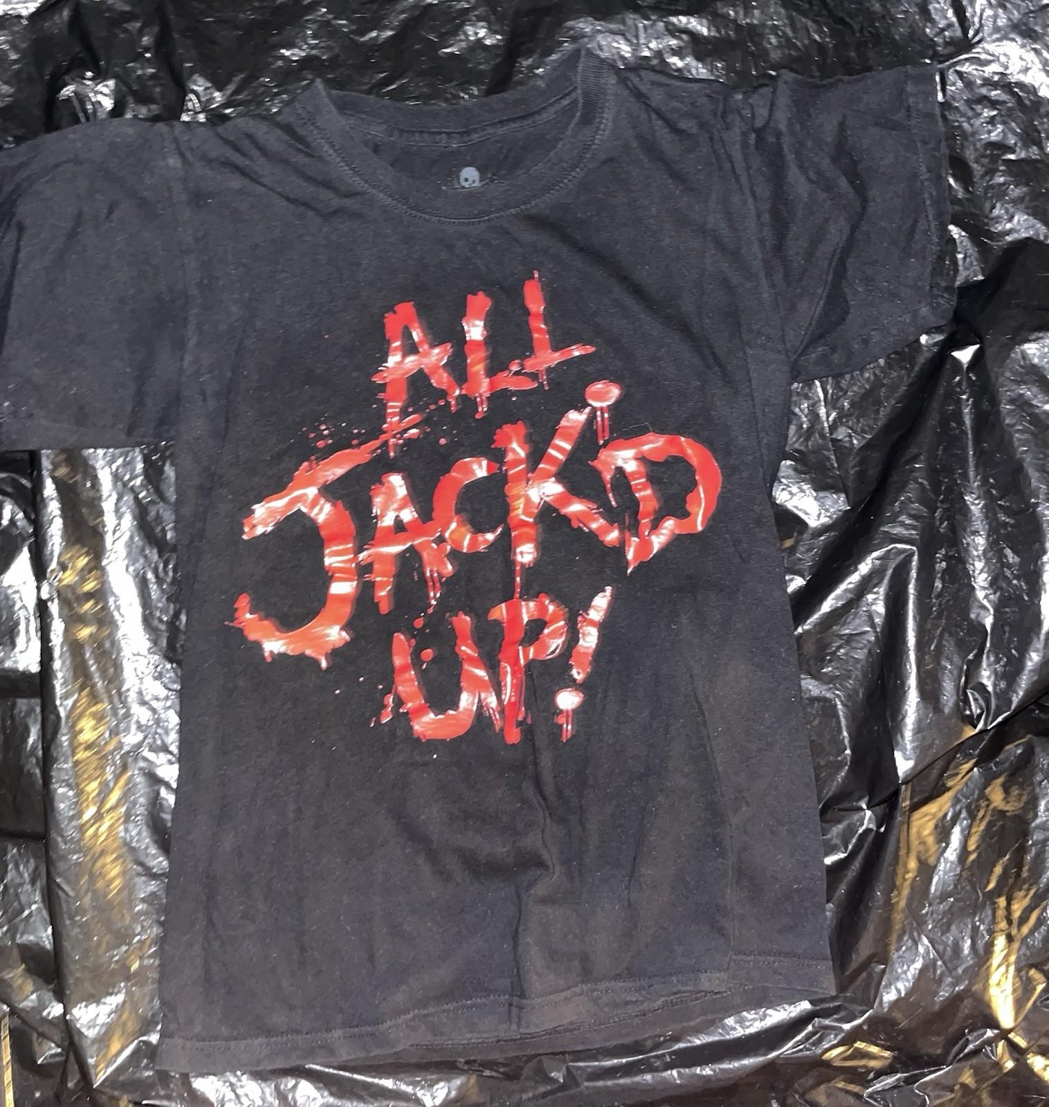 universal studios halloween horror nights 2025 All Jacked Up Shirt Promo S