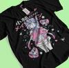 Camiseta Asta Yuno Black Clover Anime Manga Asta Niña Regalos Camisa Negra Todas las Tallas